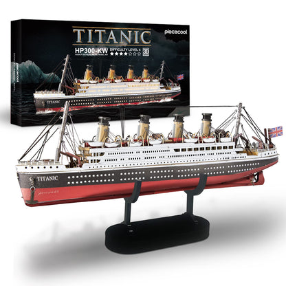 Piececool 3D Puzzle for Adults, Mogul Steam Engine Steamer 3D Metal Model Building Kits Challenging Assembly Hobbies DIY Crafts Kits, Best Birthday Christams Gifts