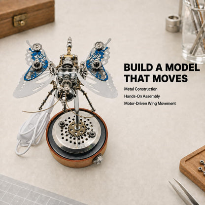 3D Metal Puzzles for Adults, Mechanical Model Building Kit for Home Decor