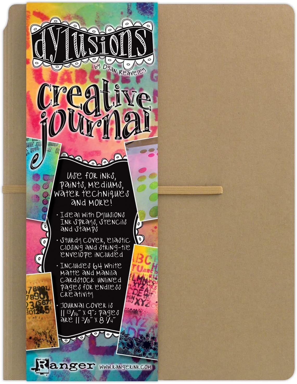 Ranger Dyan Reaveley's Dylusions Creative Journal, Kraft 11.75"X9"