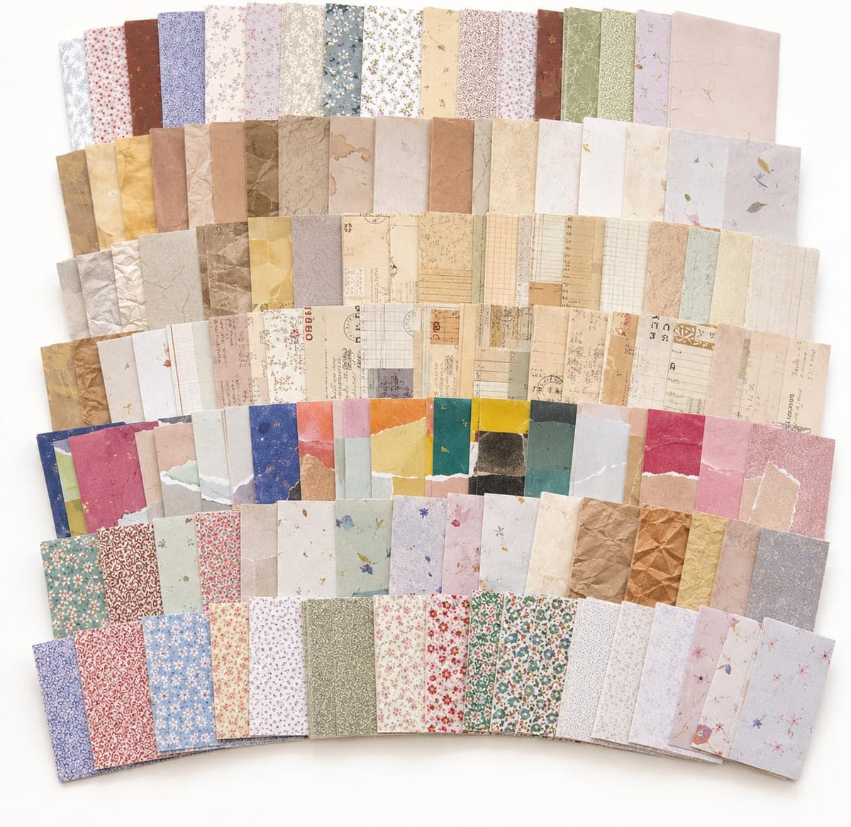 360 Sheets Vintage Scrapbook Paper, Junk Journal Supplies & Collage