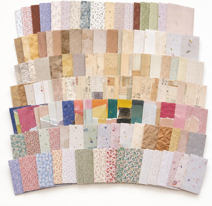 360 Sheets Vintage Scrapbook Paper, Junk Journal Supplies & Collage