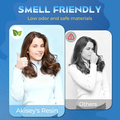 Akisey UV Resin, 200g Crystal Clear UV Epoxy Resin for Jewelry & DIY Craft