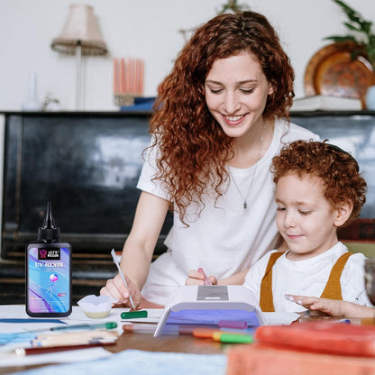 LET'S RESIN UV Resin, Soft Elastic&Bendable Crystal Clear Resin, 100g