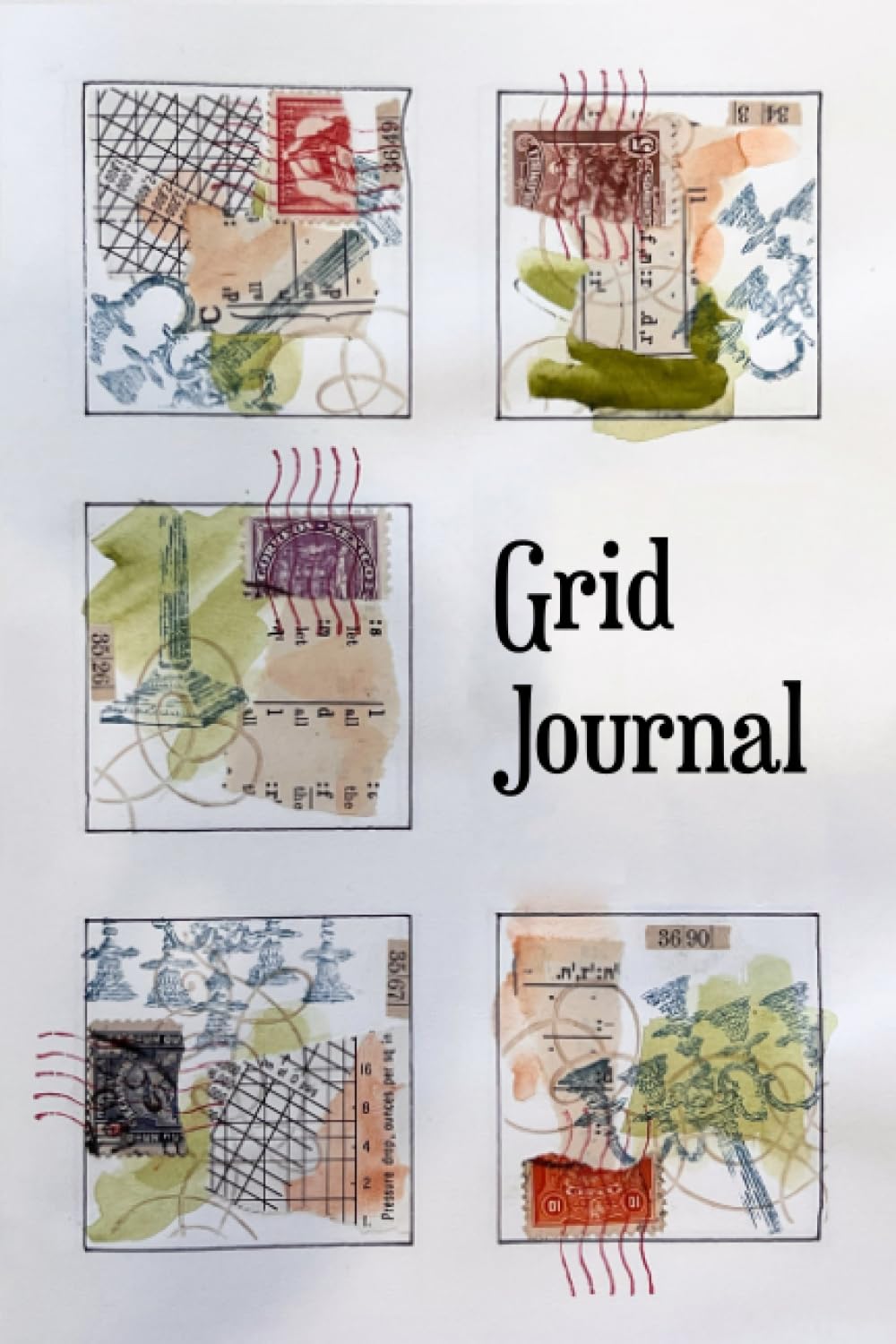 Grid Journal: A do-it-yourself book for patterns and designs