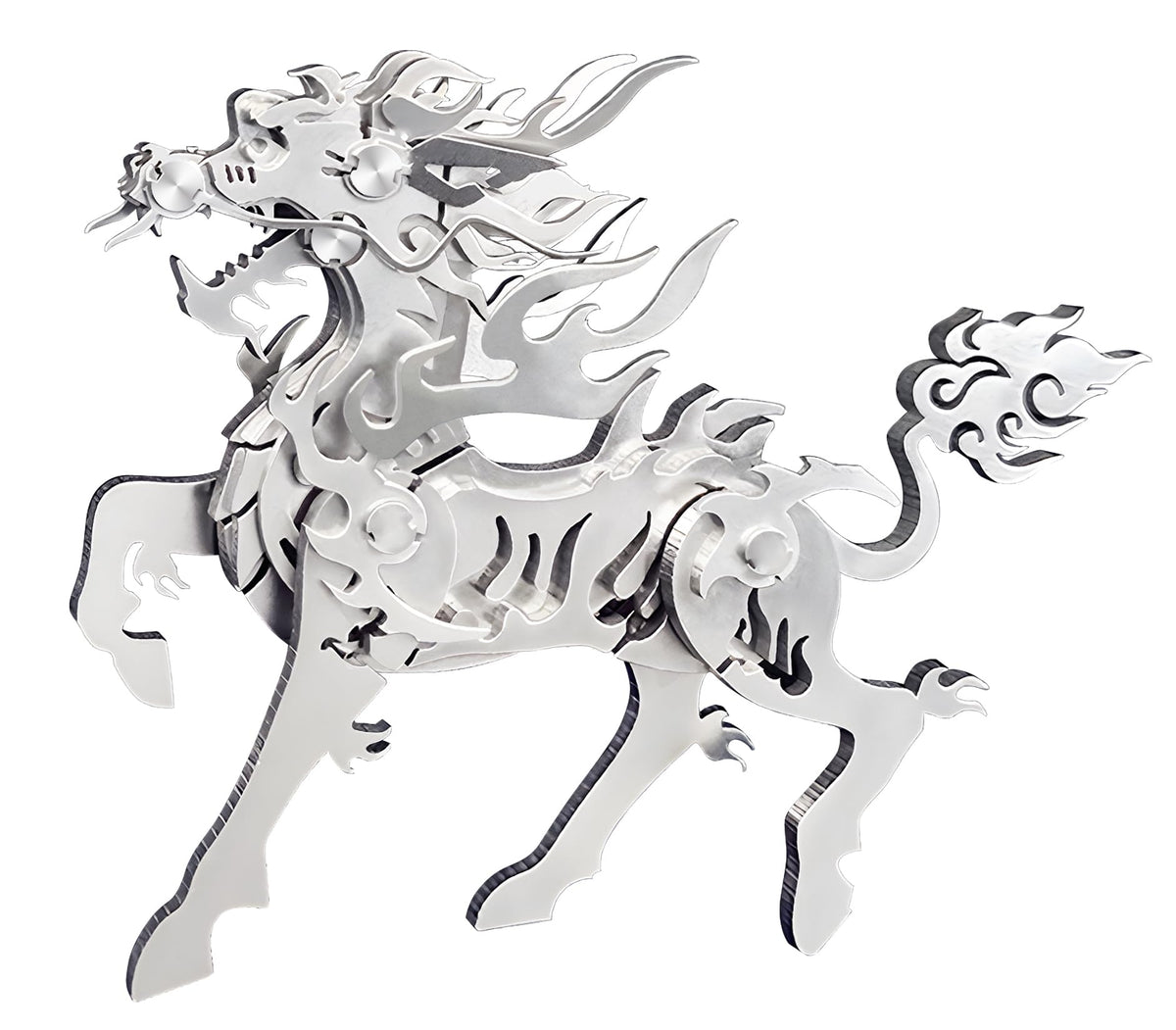 FILASLFT Metal Puzzles for Adults, Mechanical Wolf 3D Metal Puzzle