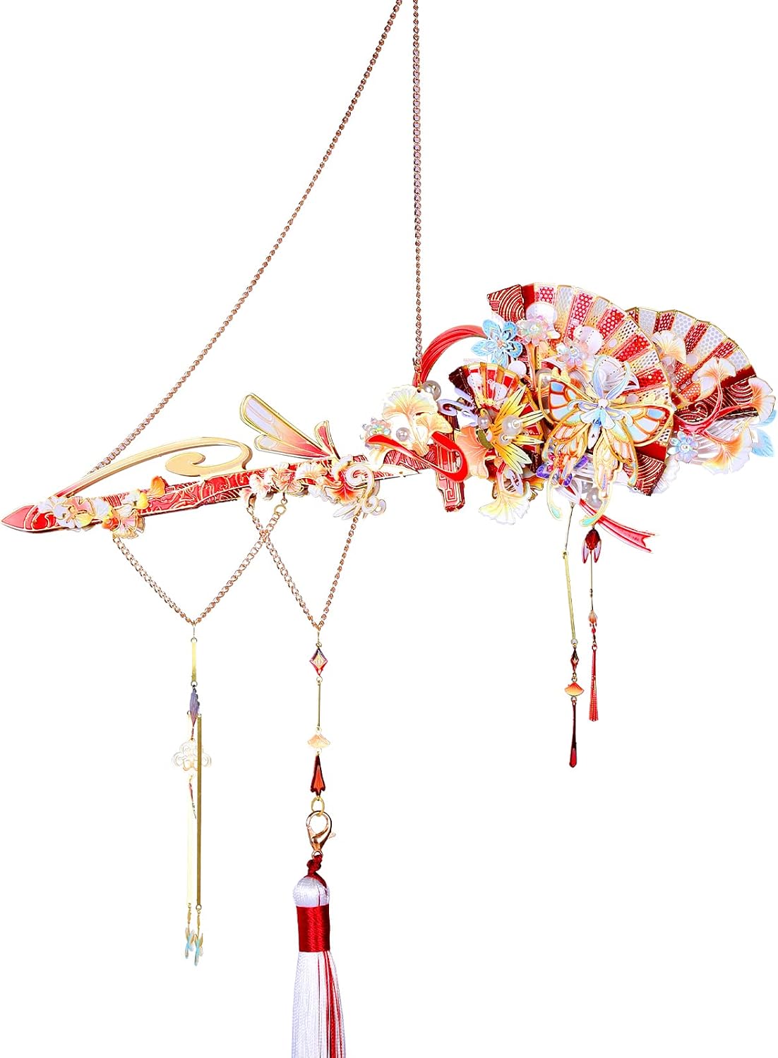MU 3D Ginkgo Hairpin in SwordAdult Jigsaw Metal Puzzle Model Kits Building DIY Birthday Gift