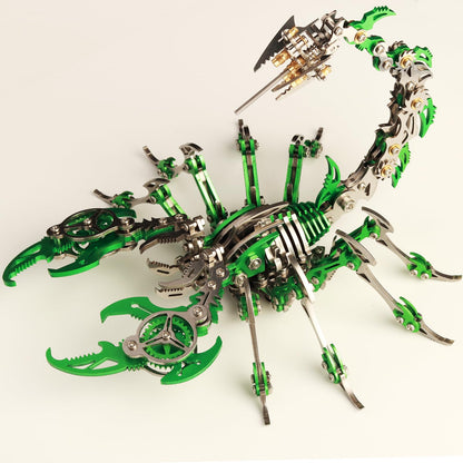 3D Metal Puzzles for Adults, Metal Model Kits Scorpion Metal Building Kit
