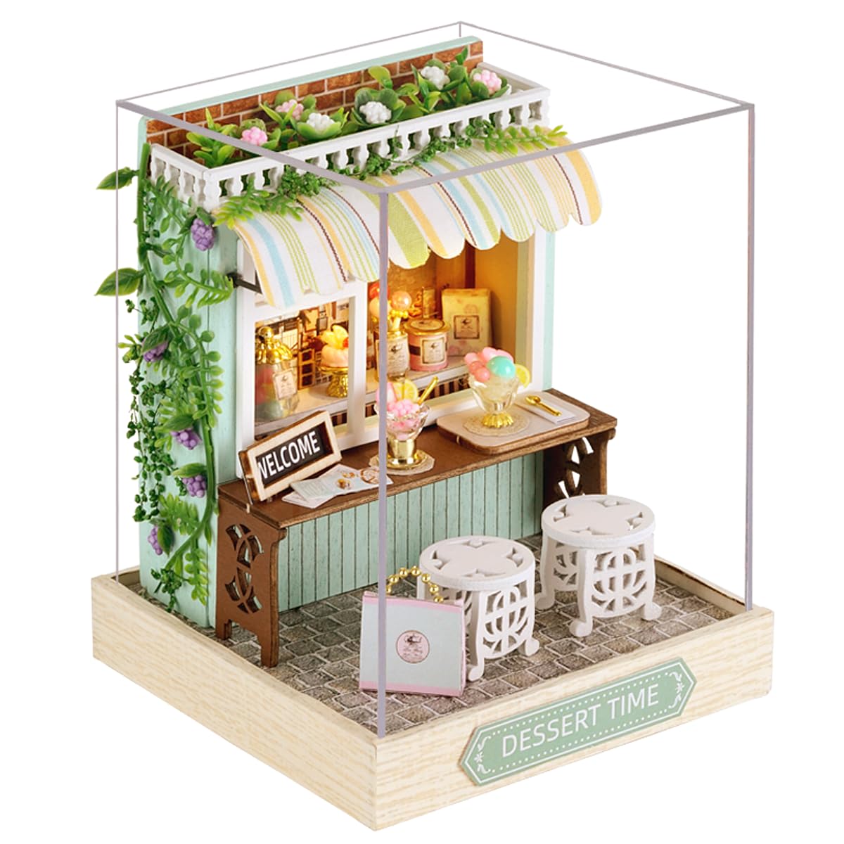 CUTEROOM DIY Doll Room Miniature Furniture Wooden House Kit-Study Room