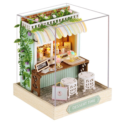 CUTEROOM DIY Doll Room Miniature Furniture Wooden House Kit-Study Room