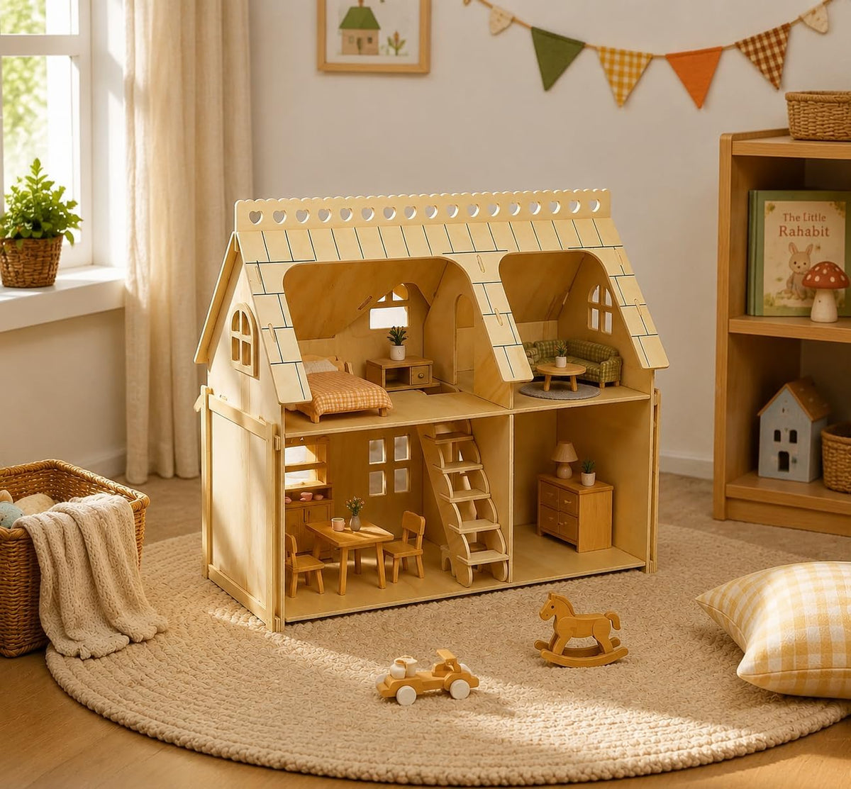 CUTEROOM 3D Puzzle House,Fantasy Villa Model Kit DIY Miniature Dollshouse