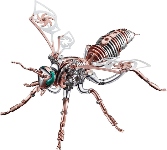 3D Metal Wasp Puzzles for Adults Model Kits Mechanical Building Blocks Difficult DIY Assembly for Men