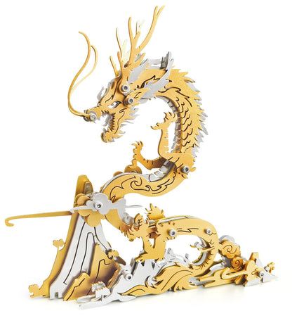 FILASLFT Metal Puzzles for Adults, Mechanical Wolf 3D Metal Puzzle