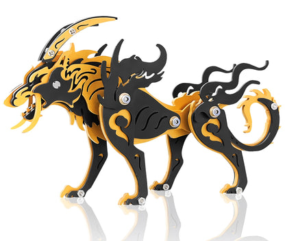 FILASLFT Metal Puzzles for Adults, Mechanical Wolf 3D Metal Puzzle