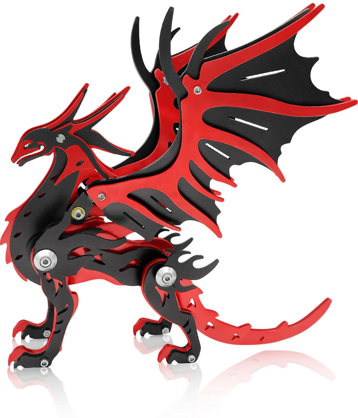 FILASLFT Metal Puzzles for Adults, Mechanical Wolf 3D Metal Puzzle