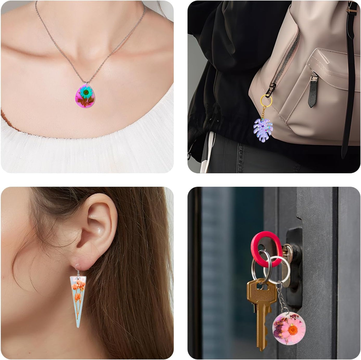 Earring Molds for Epoxy Resin,Resin Jewelry Molds