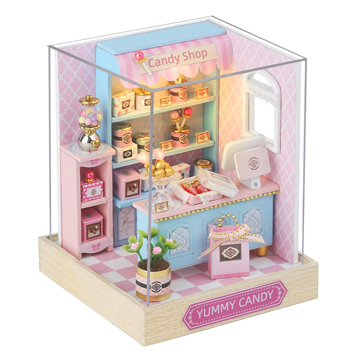 CUTEROOM DIY Doll Room Miniature Furniture Wooden House Kit-Study Room