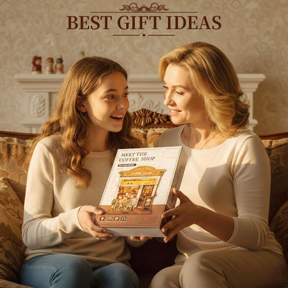 Book Nook Kit, DIY Miniature House Dollhouse Kit for Adults and Teens