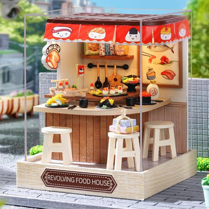CUTEROOM DIY Doll Room Miniature Furniture Wooden House Kit-Study Room