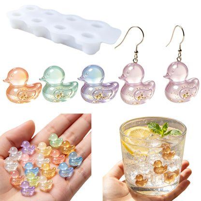 4‑Cavity Mini Ghost Epoxy Casting Mold for DIY Earrings Z0259