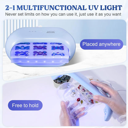 LET'S RESIN Two-Sided 36-LED UV Resin Light, 2/3/5-Min Timer