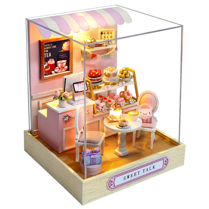 CUTEROOM DIY Doll Room Miniature Furniture Wooden House Kit-Study Room