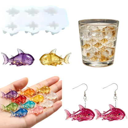 4‑Cavity Mini Ghost Epoxy Casting Mold for DIY Earrings Z0259
