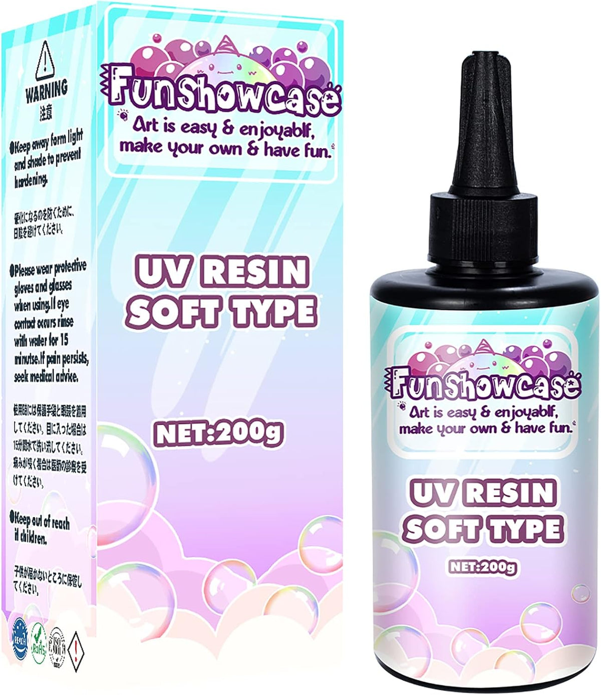 Clear UV Resin Soft Type 65ml 65g 2.3oz