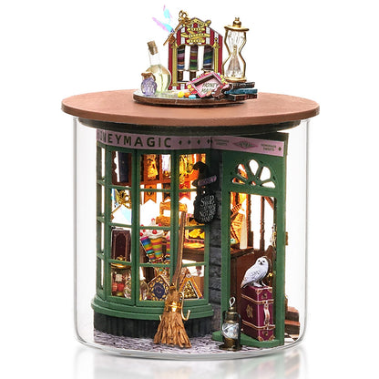 Miniature House Kit, DIY Dollhouse Tiny House Kit for Adults