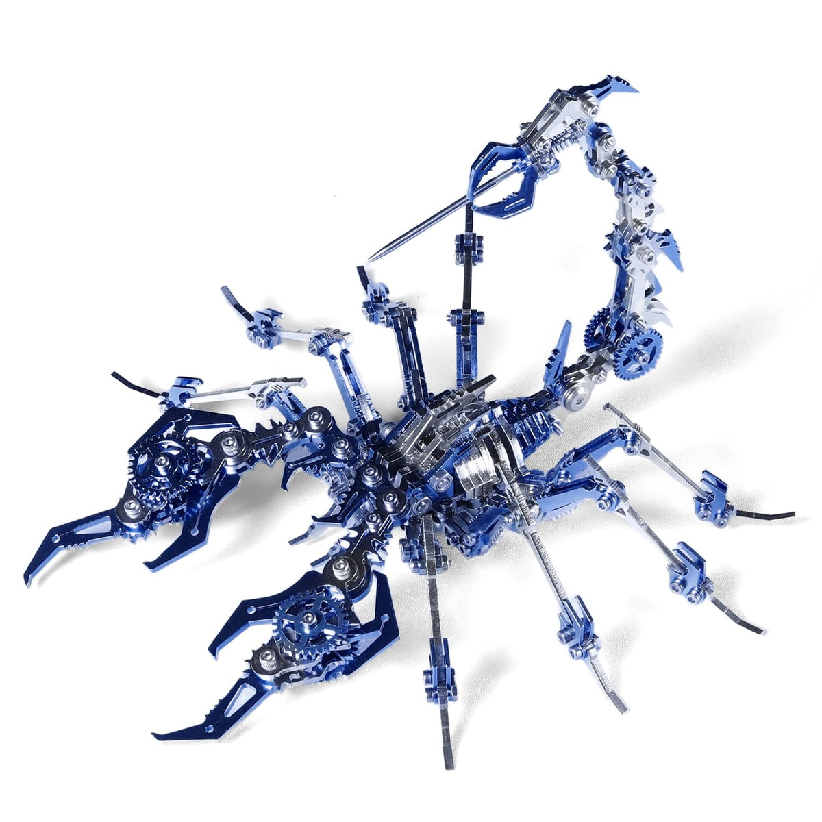 Mechanical Scorpion King Red 3D Metal Puzzle 3D Metal Model Kits DIY Mechanical Fine Assembly Model Toy Suitable for Adults and Teenagers, Enhance Hands-on Ability, Creative Decorations