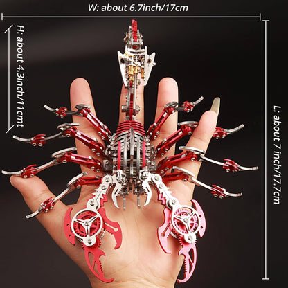 3D Metal Puzzles for Adults, Metal Model Kits Scorpion Metal Building Kit