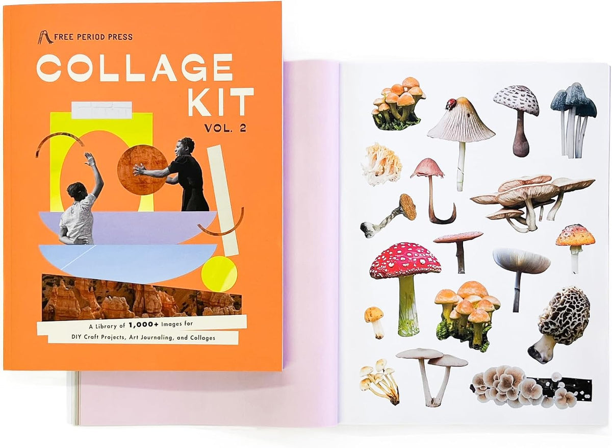 Collage Kit Vol. 2: 1000+ Images for Junk Journaling, Vision Boarding & DIY Crafts | 230-Page Creative Magazine with Perforated Pages, Prompts & Art Inspiration for Beginners & Pros (Volume 2)