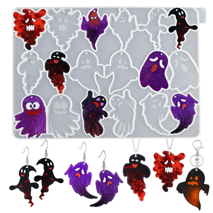 Resin Earring Molds, Set of 4 Style Silicone Earring Molds