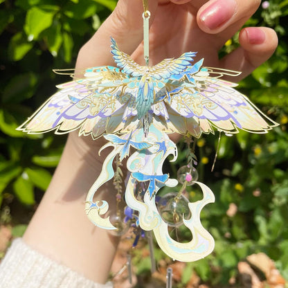 MU 3D Metal Puzzles Windbell Wind Chime D Model Kits Building for Adult and Teeners, Windchime Jigsaw Miniature DIY Sets, Birthday Gift