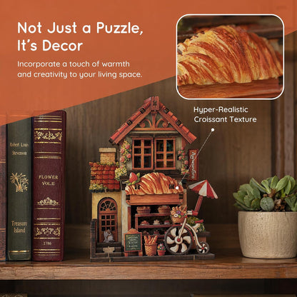 3D Wooden Puzzle Miniature Building Model & Fridge Magnet