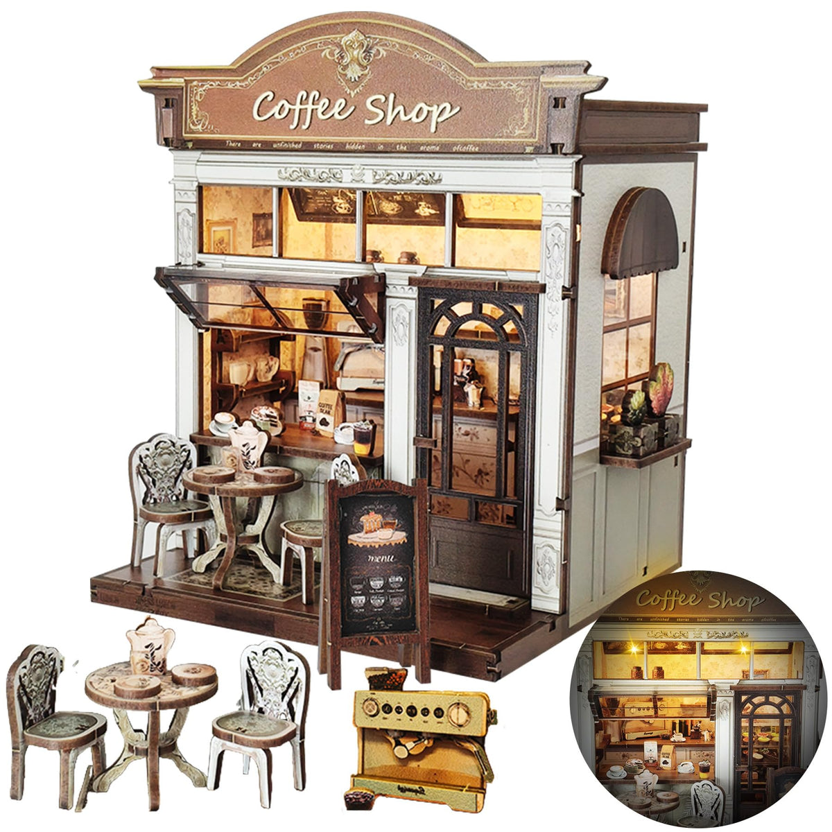 DIY Japanese Miniature House Kit Dollhouse Kit for Adults to Build