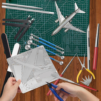 23 Pieces Metal Puzzle Tool Kit, 3D Metal Model Building Earth Tools Kit