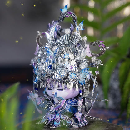 MU Miao Cat 3D Metal Puzzle Wholesale Bulk DIY Assembly Model Kits for Retailers Educational Brain Teaser Gift Shop Collection Desktop Architecture Decor Dropshipping Supplier