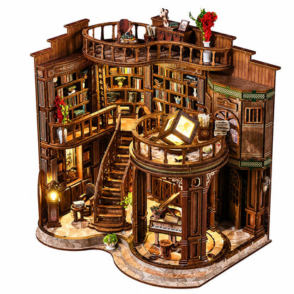 Spilay DIY Miniature House Kit for Adults, Miniature Dollhouse Building Kit