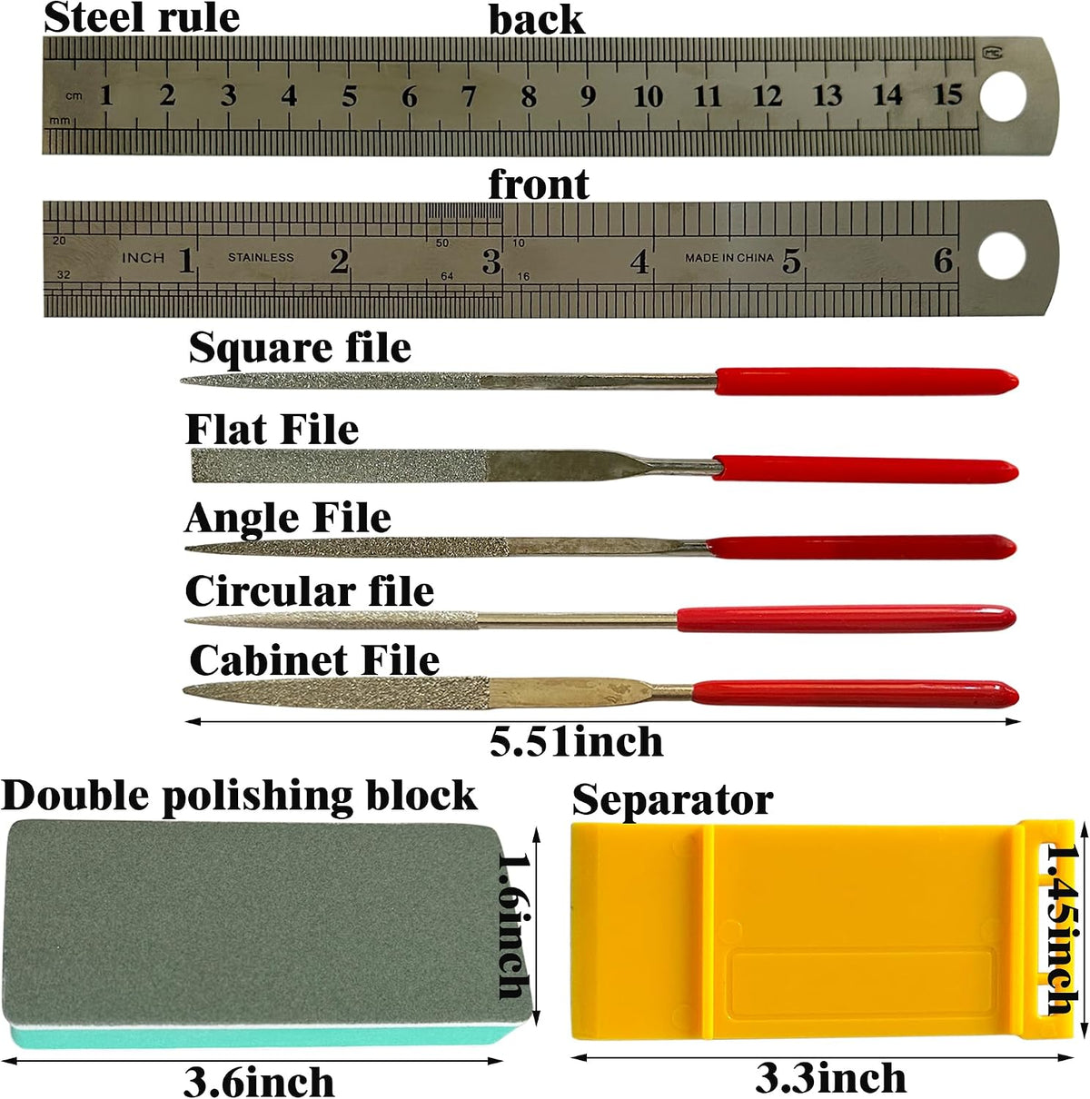 36 Pcs DIY Modeling Hobby Tool Kit, Basic Modeler Craft Set, Dollhouse & Gundam Miniature Handmade Craft Tools