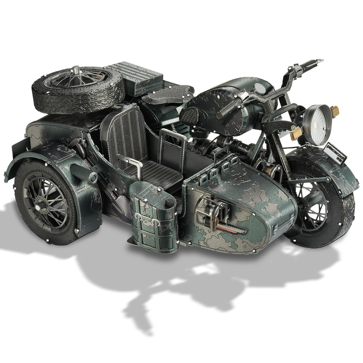 Piececool 3D Puzzle for Adults, Mogul Steam Engine Steamer 3D Metal Model Building Kits Challenging Assembly Hobbies DIY Crafts Kits, Best Birthday Christams Gifts