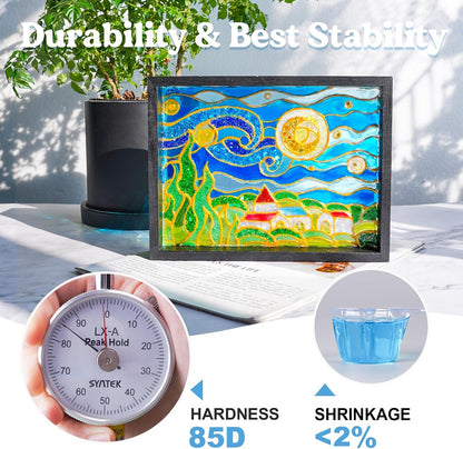 LET'S RESIN UV Resin with Light, Upgraded 200g Starter Kit for Jewelry