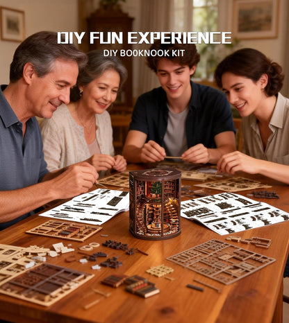 Spilay DIY Miniature House Kit for Adults, Miniature Dollhouse Building Kit