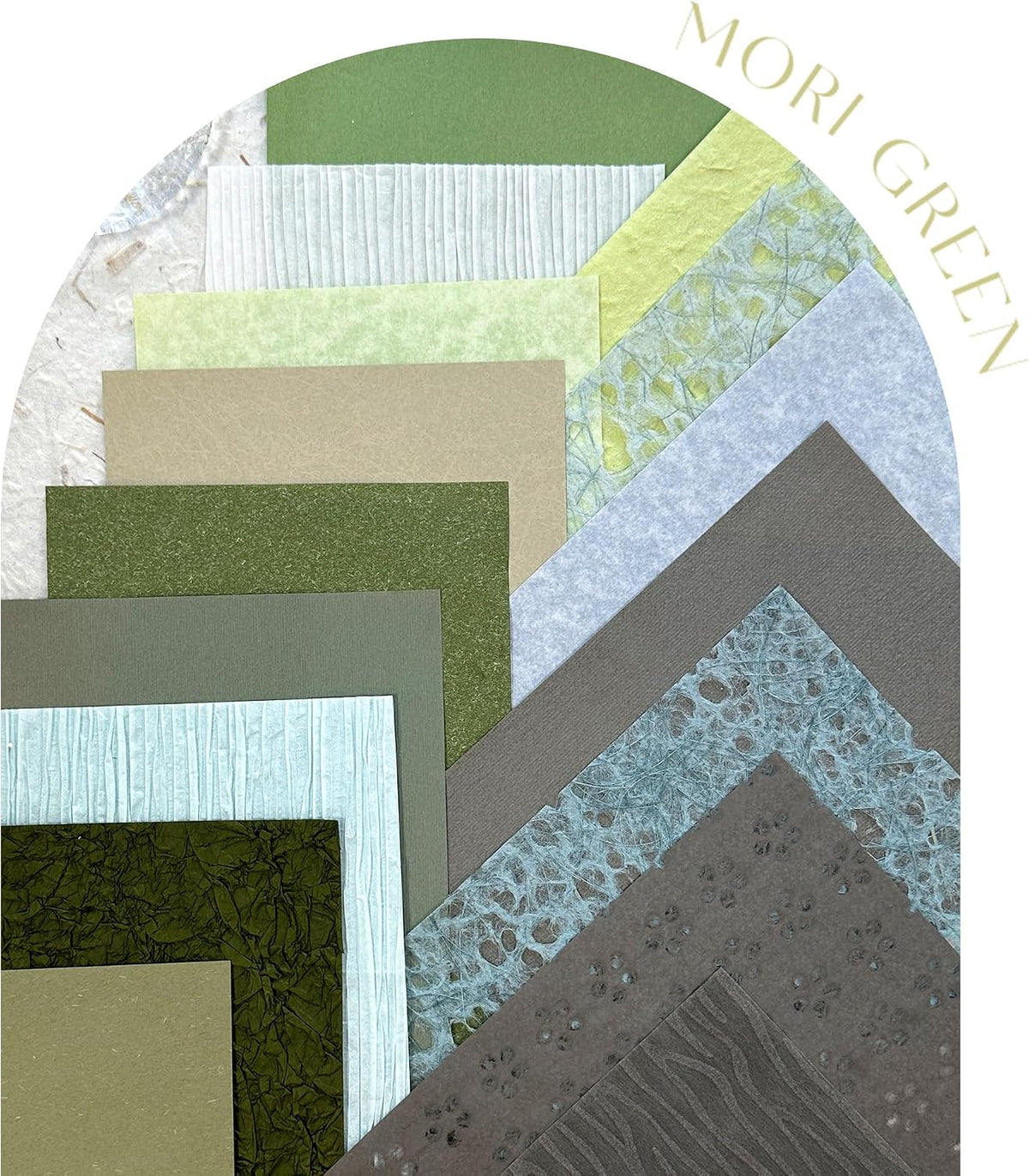 30 Pcs Handmade A5 Textured Scrapbook Paper and Mesh, Junk Journal Supplies