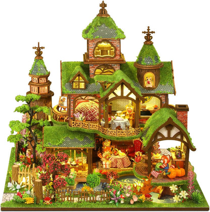 Miniature House Kit, DIY Miniature Kit, Mini House for Adults, Fairy House