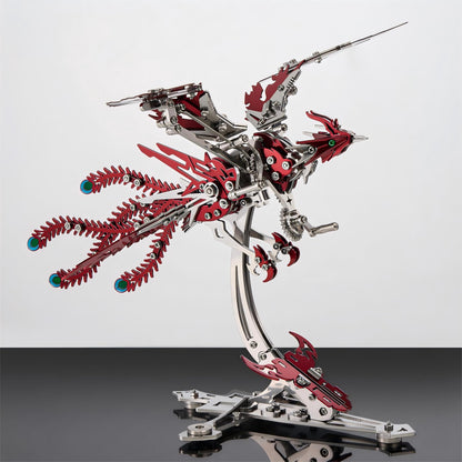 3D Metal Puzzles for Adults, Mechanical Phoenix Bird Model Kit