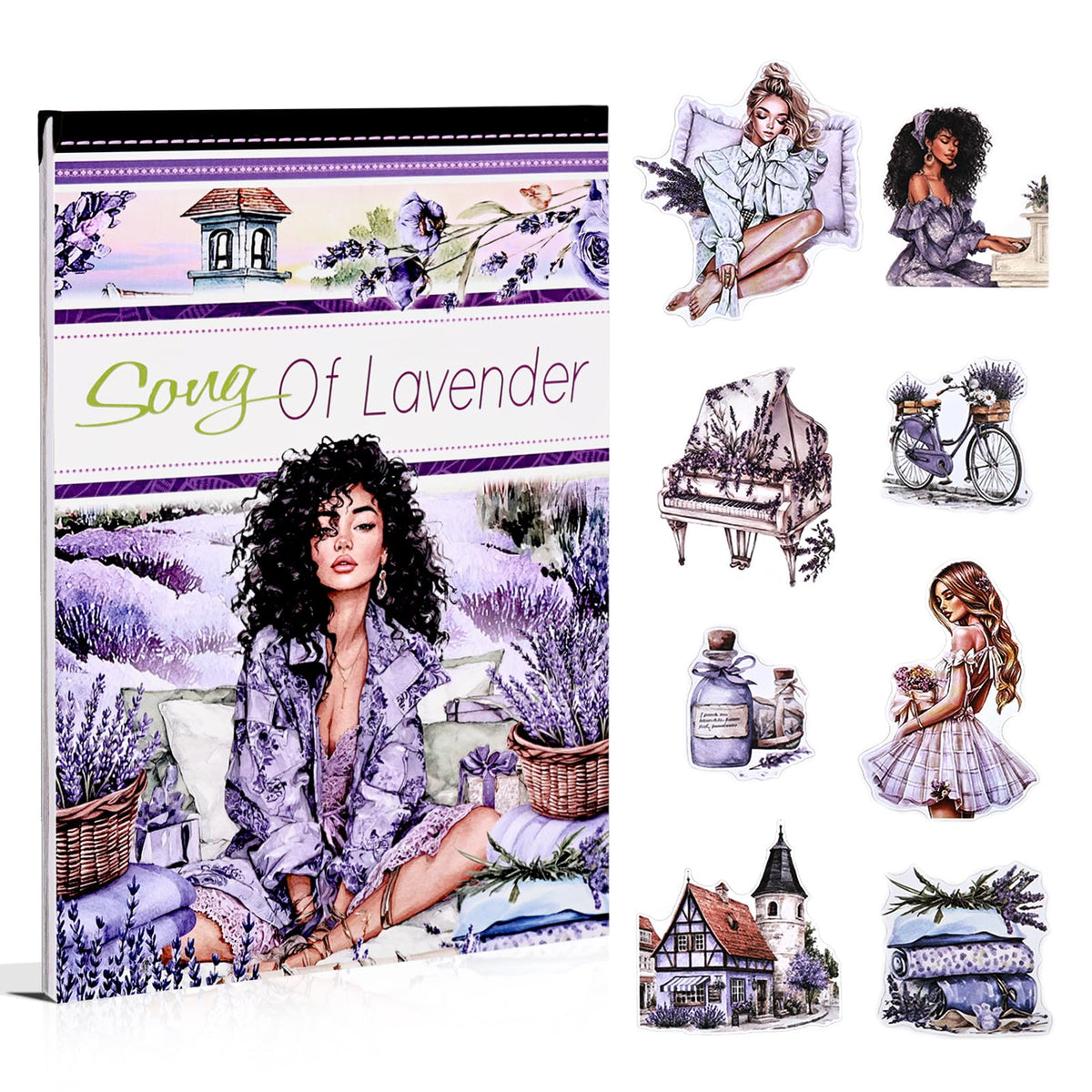 Christian Journal Sticker Book, A5 Pre-Cut Scrapbook Stickers