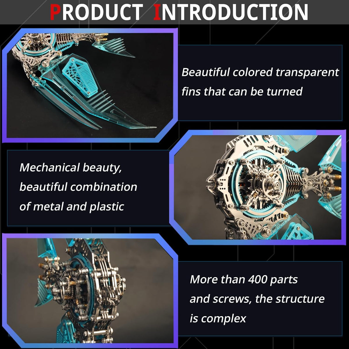 3D Metal Puzzles for Adults,3D Metal Model Kits Metal Building Kit