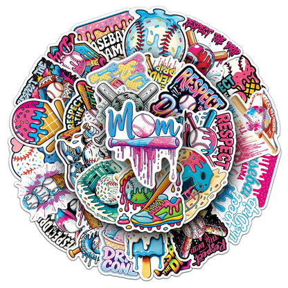 50Pcs Vintage Floral Clock Stickers, Waterproof Vinyl Mechanical Gear