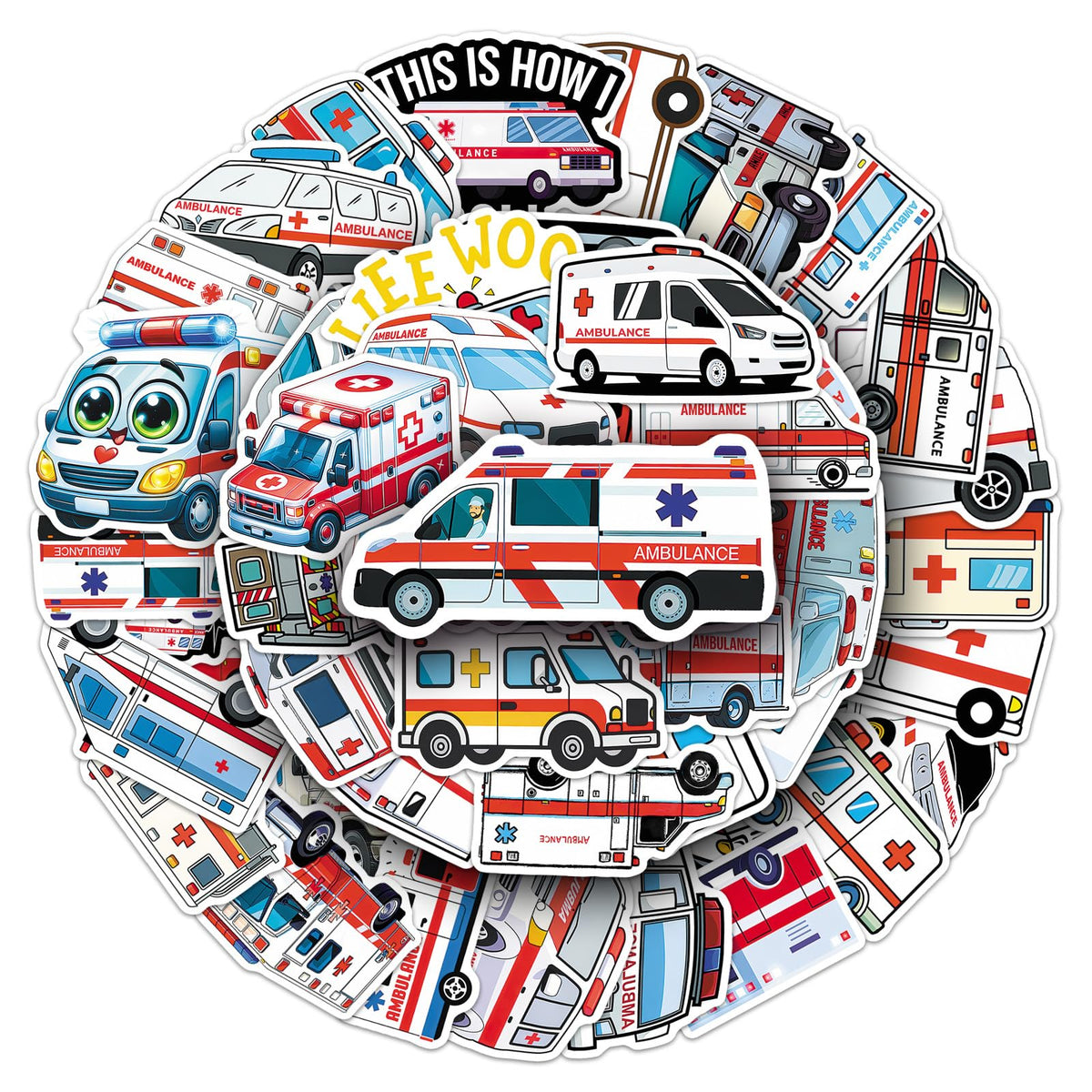 50Pcs Vintage Floral Clock Stickers, Waterproof Vinyl Mechanical Gear