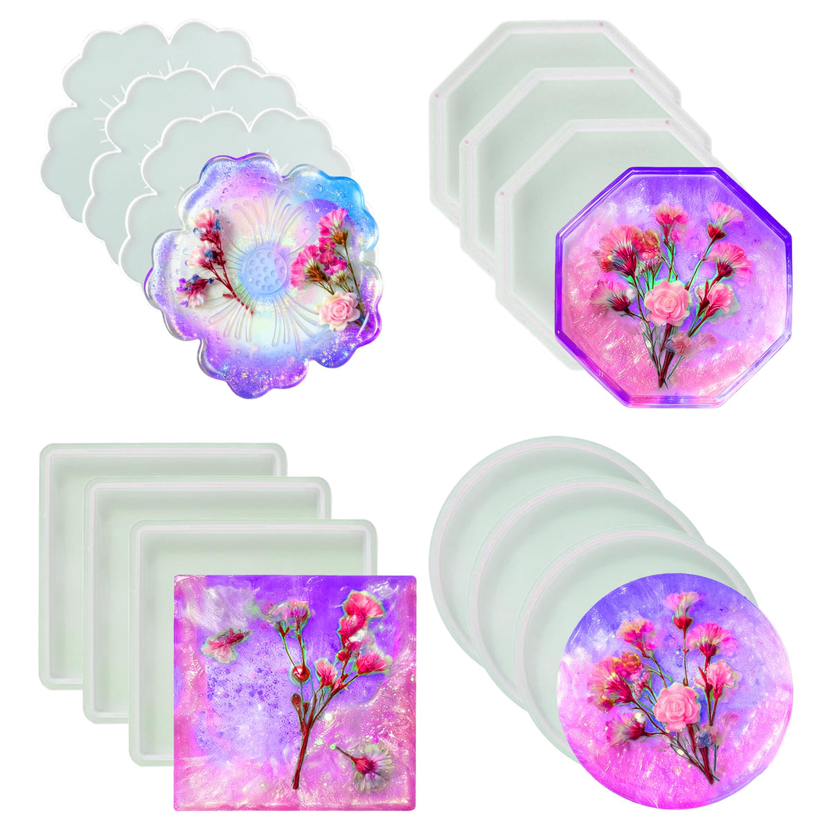 Earring Molds for Epoxy Resin,Resin Jewelry Molds